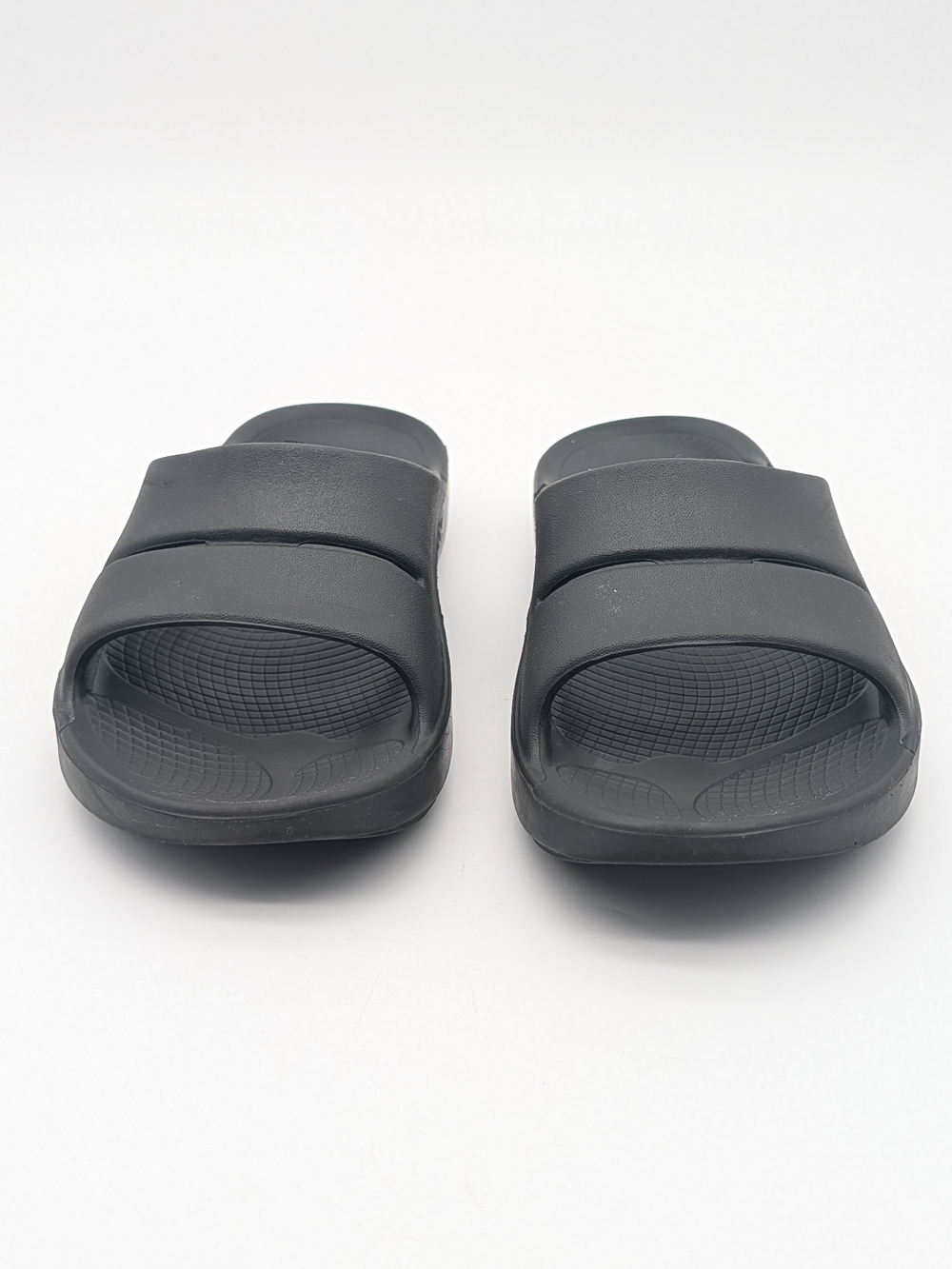OOFOS OOahh Men's Black Slide Sandals Slip-On Cushioned Lightweight M7-W9